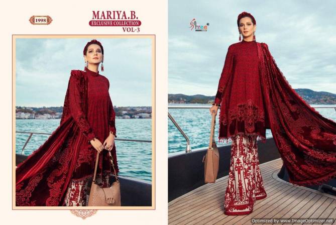 Shree Mariya B Exclusive Collection 3 Festive Wear Georgette Pakistani Salwar Kameez Collection